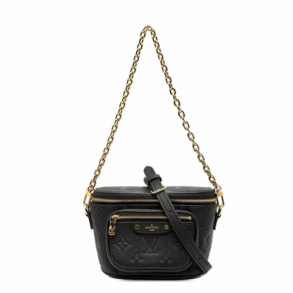 Louis Vuitton Empreinte Bum Bag Handbag Shoulder Noir Black Leather
